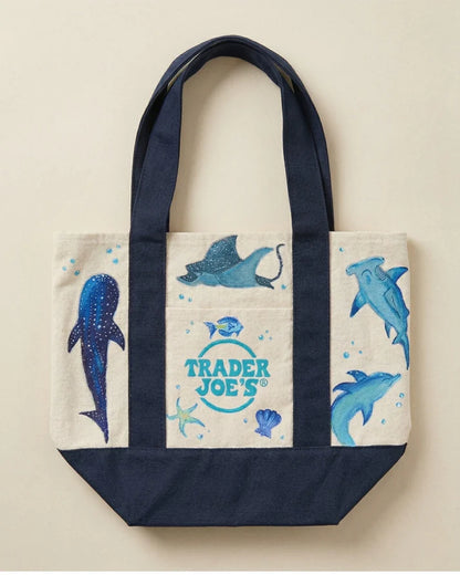 Trader Joes Tote Bag | 3 Cute Designs | Aesthetic Everyday Bag