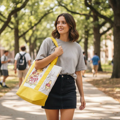 Trader Joes Tote Bag | 3 Cute Designs | Aesthetic Everyday Bag