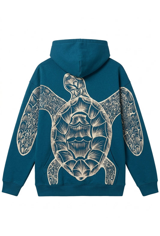 Ocean Deep | The Sea Turtle Custom Art Hoodie